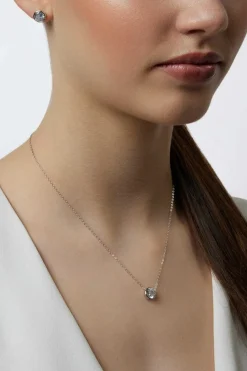 Braut Ohrstecker und Halskette mit Strass