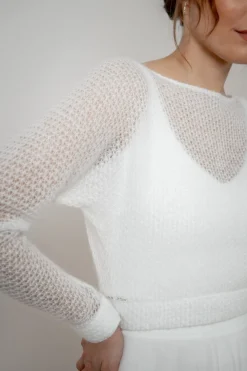 Braut Pullover aus Strickmix – Yosie noni