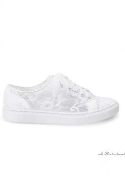 Braut Sneakers mit Blumenspitze – Nadine | G.Westerleigh