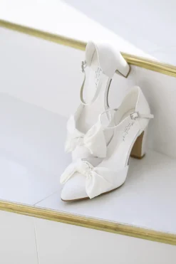 Brautschuh mit Schleifenverzierung – Olivia | G.Westerleigh
