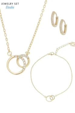 Dreiteiliges Braut Schmuck-Set