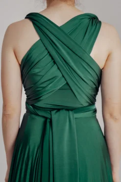 Dunkelgrünes Unterziehtop – Long Jersey Bandeau Forest Green Twobirds
