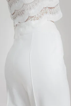 Figurbetonte Braut Hose mit Bügelfalten – Lenya noni