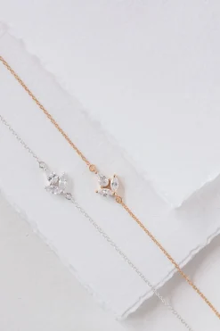 Ketten-Armband mit Kristall-Anhänger - Simply Gorgeous