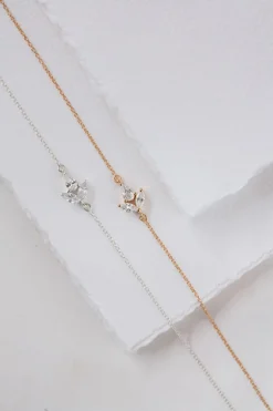 Ketten-Armband mit Kristall-Anhänger - Simply Gorgeous