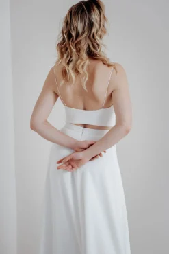 Kurzes Top mit Herzausschnitt – Pina noni