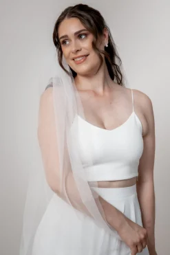 Langer, verzierter Schleier | The Perfect Bridal Company