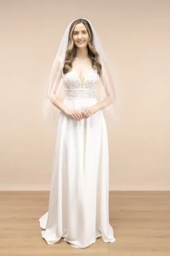Langer, verzierter Schleier | The Perfect Bridal Company