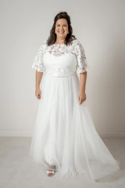 Maxi-Braut Rock aus Softtüll – Christy noni Curvy