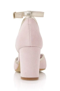 Pastellfarbene Brautschuhe – Nowi Powder Pink Suede