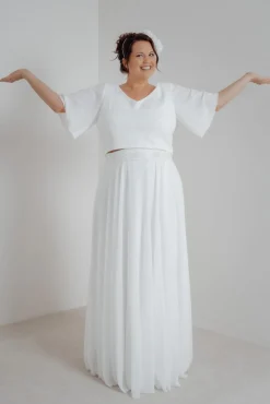 Plus Size Braut Rock aus Chiffon – Jona noni Curvy