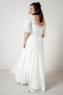Plus Size Braut Top aus Blütenspitze – Philina noni Curvy