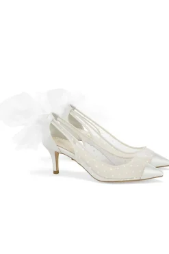 Slingback Pumps mit Polka Dots und Schleife – Maggie Bella Belle Shoes