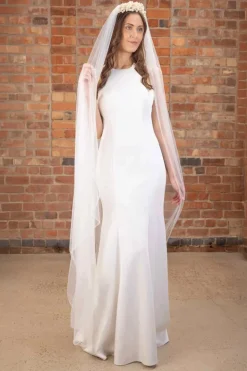 Softtüll-Schleier mit Perlenborte | The Perfect Bridal Company
