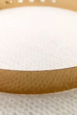 Stylisher Brautgürtel aus goldfarbenem Metall