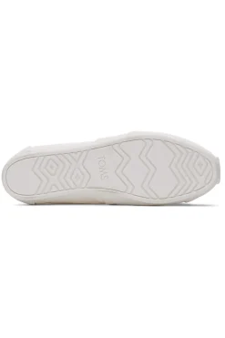 Weiße Espadrilles aus recycelter Baumwolle – TOMS Alpargata